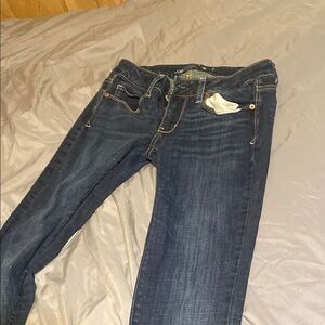 American Eagle Outfitters Blue Straight Leg Jeans Classic Style